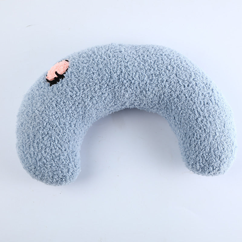 U-Shaped Pet Pillow for Cats & Dogs - Cozy Neck Support & Deep Sleep