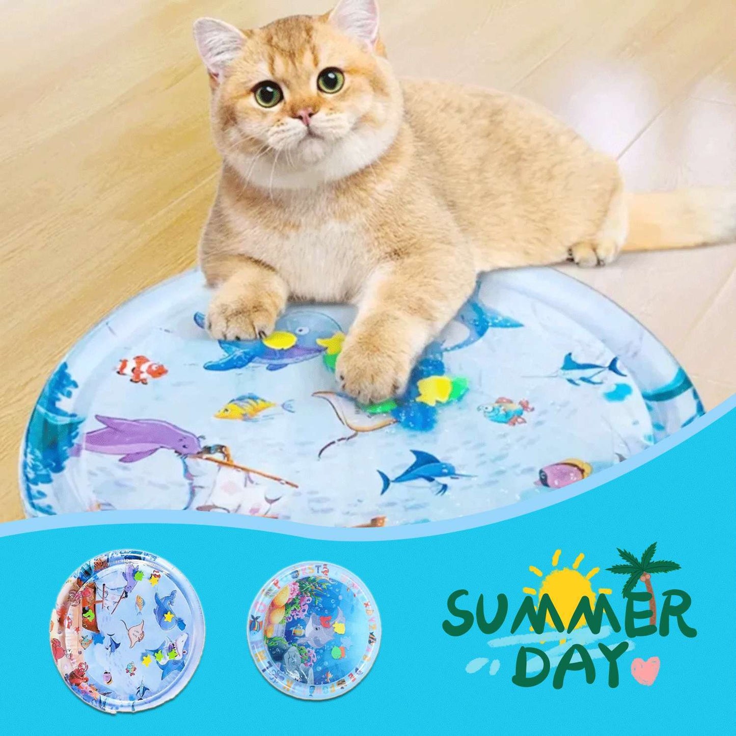 ChillMax Summer Cooling Pet Bed – Icy Comfort for Dogs & Cats